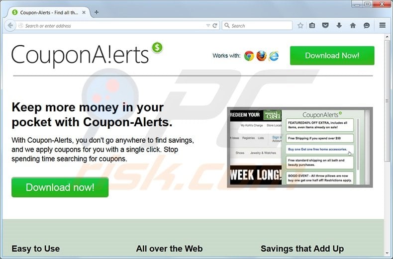 Coupon-Alerts virus