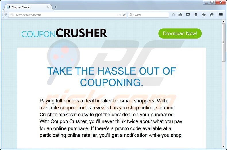 Coupon Crusher virus