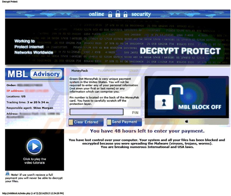 Decrypt Protect ransowmare virus