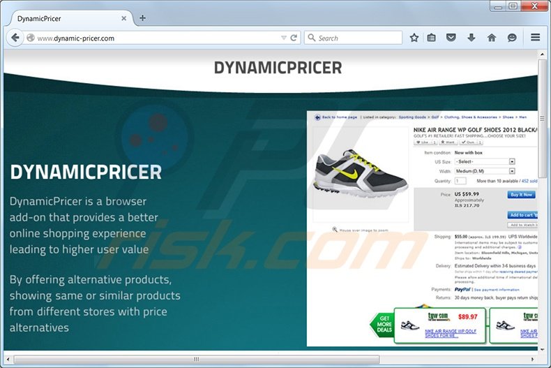 dynamic pricer adware