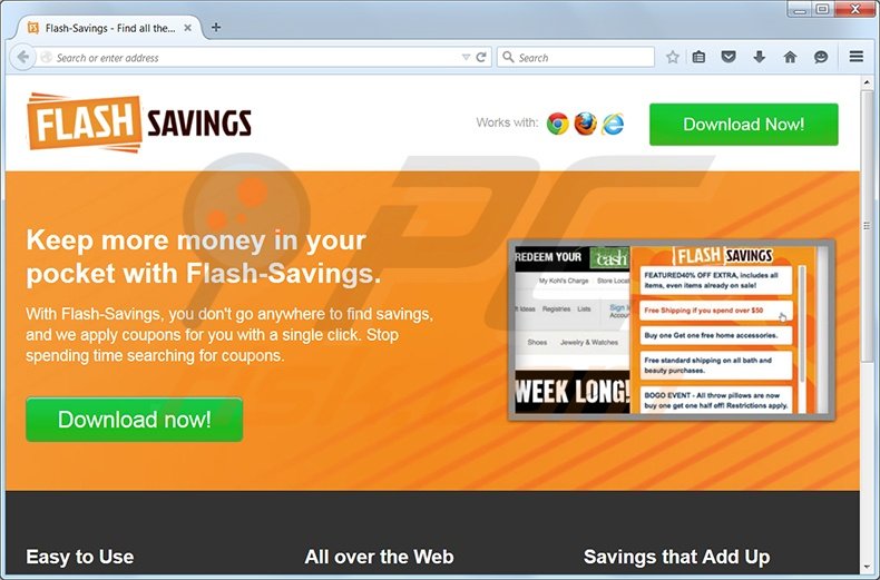 Flash-Savings virus