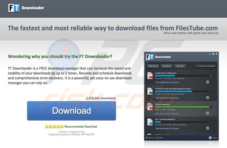 ftdownloader adware