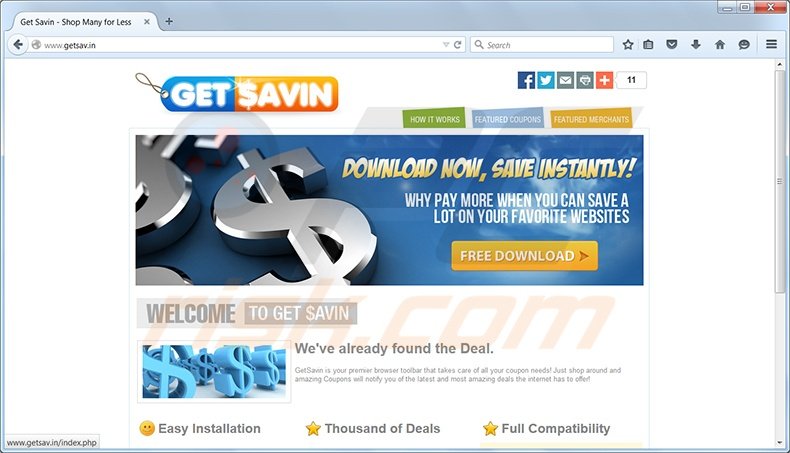 Getsav-in ads