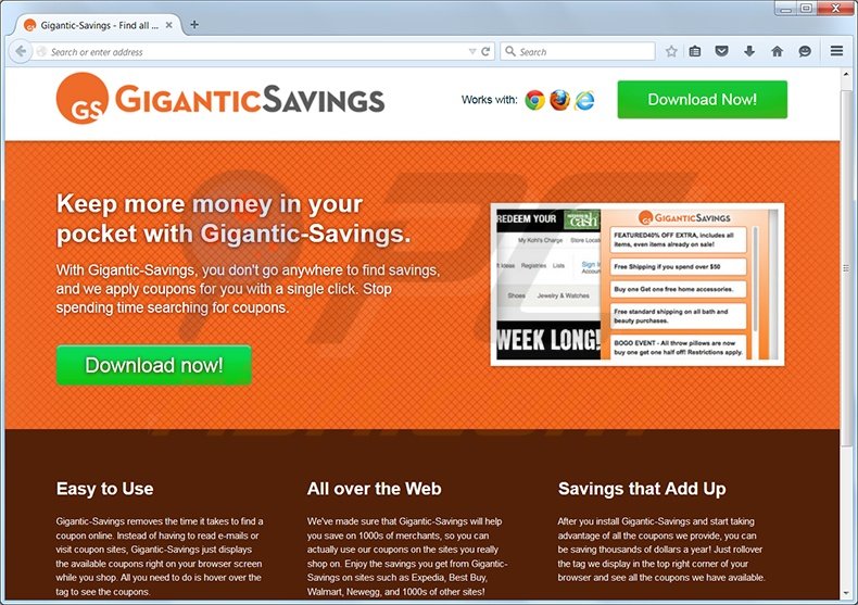 Gigantic-Savings adware
