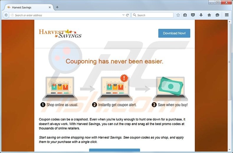 Harvest Savings virus