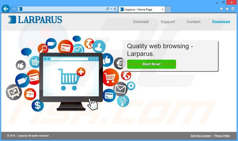 Larparus adware