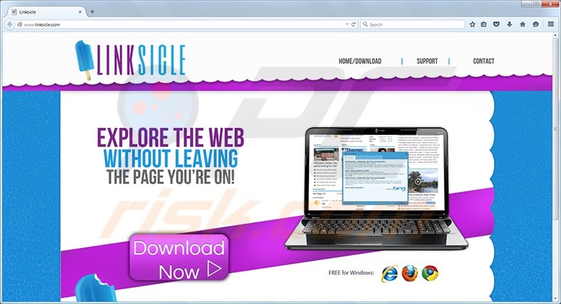 Linksicle virus homepage