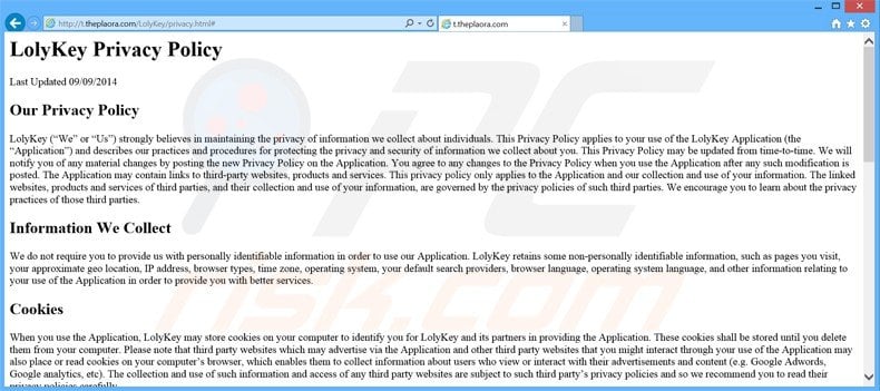 lolykey adware