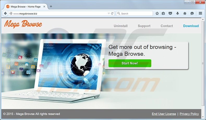 Mega Browse virus