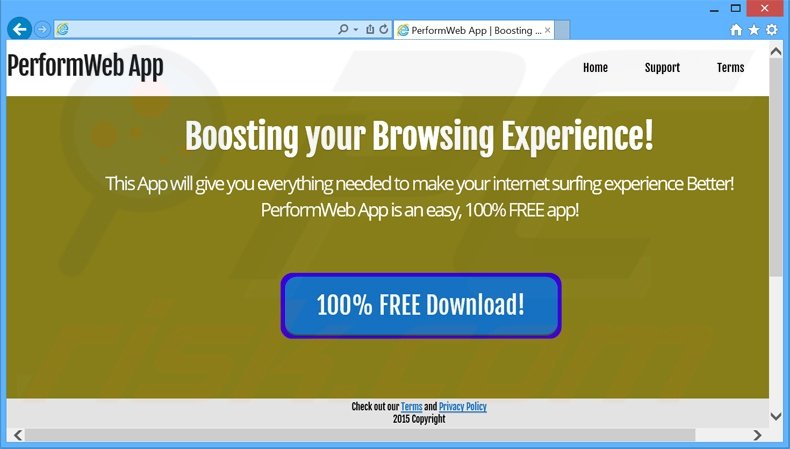 PerformWeb App adware