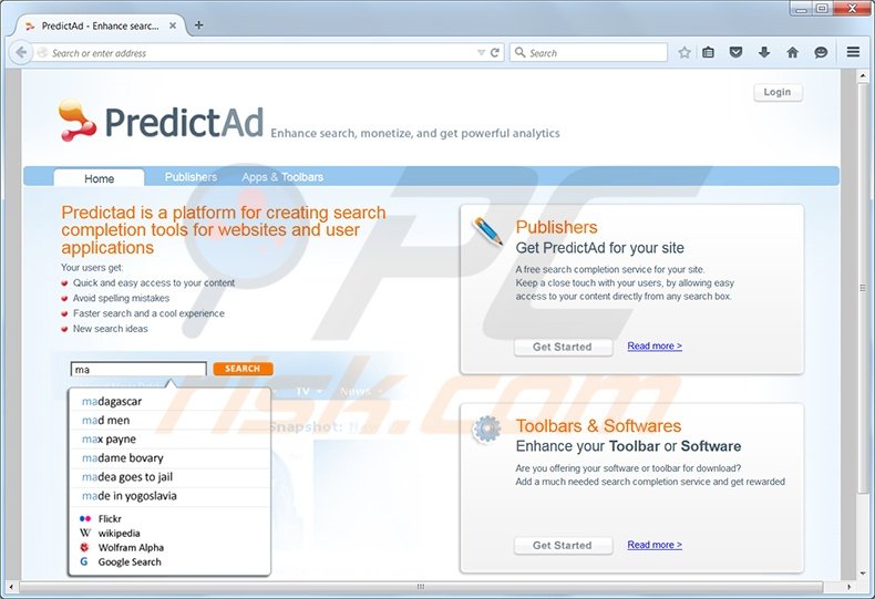 predictad adware