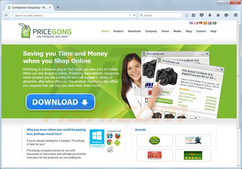 pricegong adware