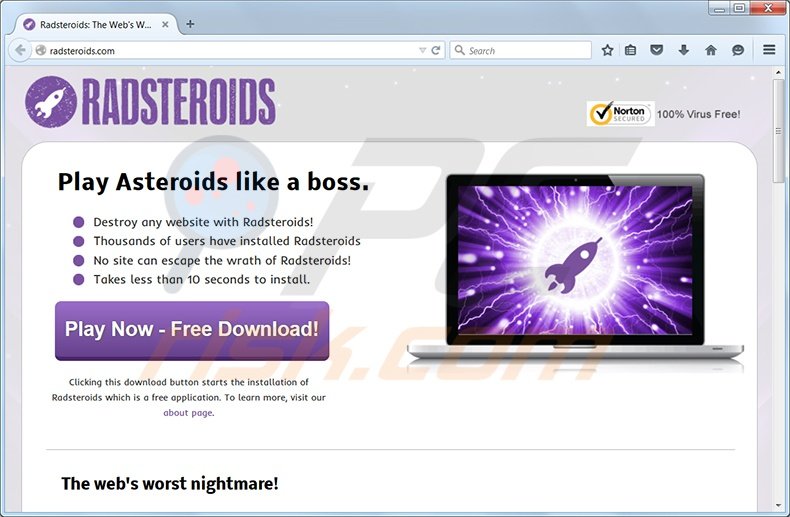 Radsteroids Ads