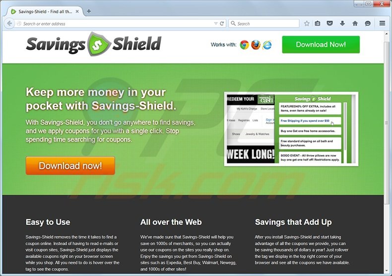 Savings-Shield adware