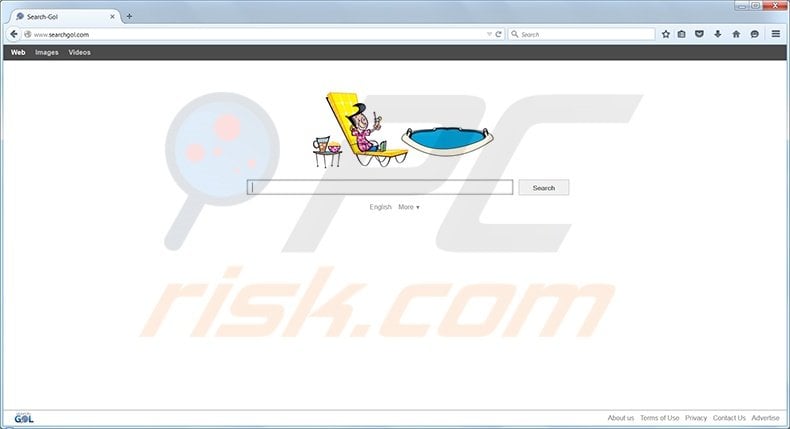Searchgol.com virus homepage