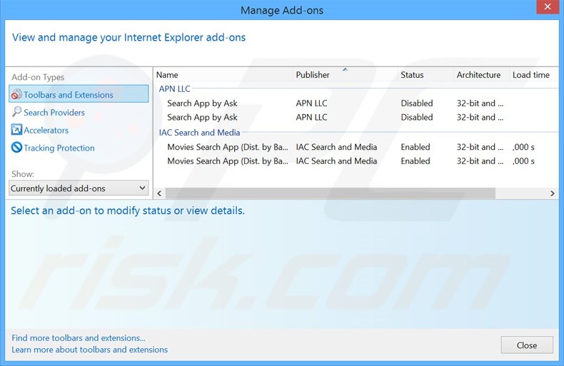 Removing searchbetter.com related Internet Explorer extensions