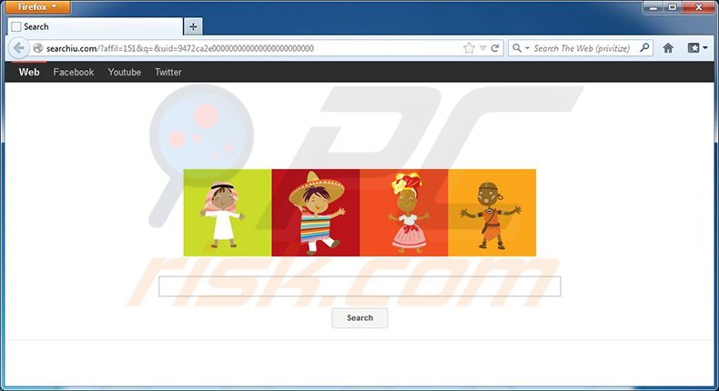 Searchiu.com redirect virus