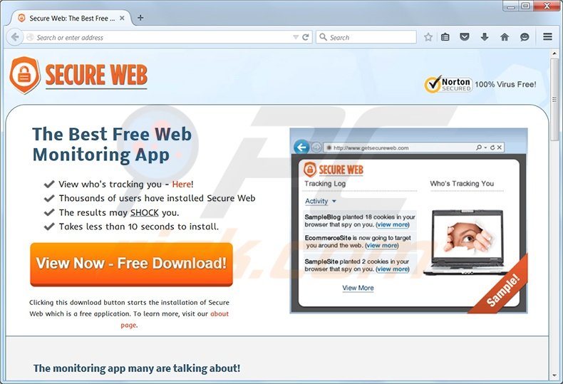 secure web adware