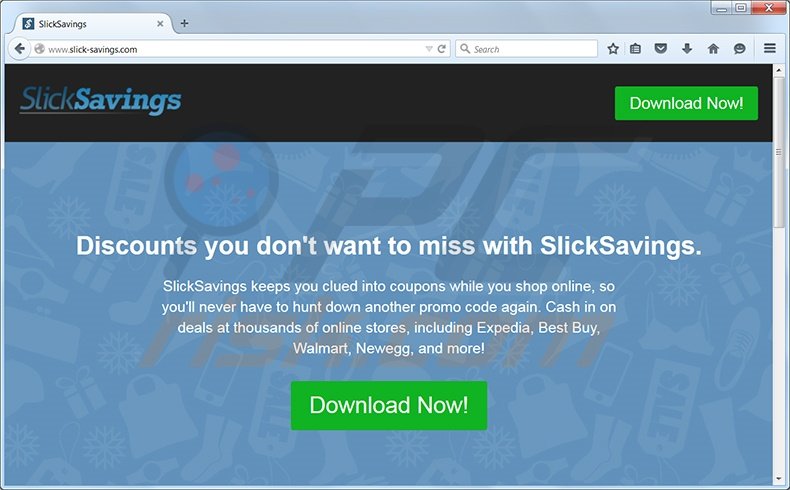 Slick savings virus