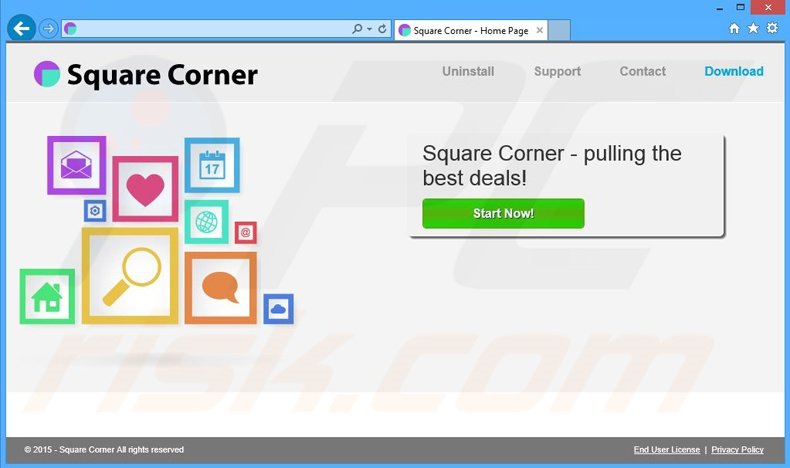 Square Corner adware