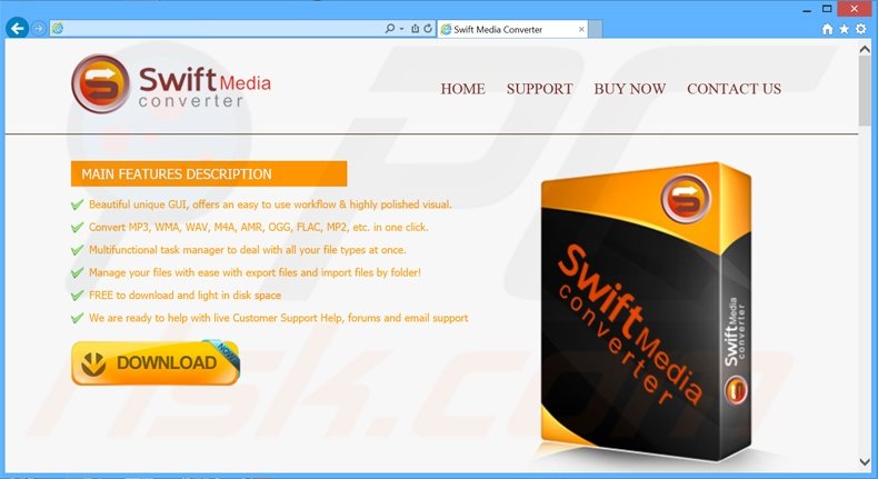 Swift Media Converter adware