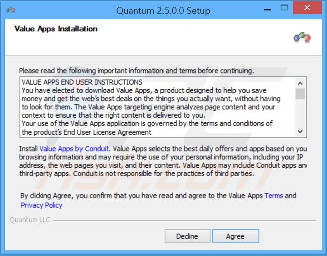 value apps adware installer