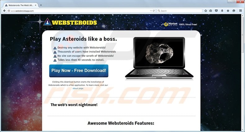 Websteroids virus