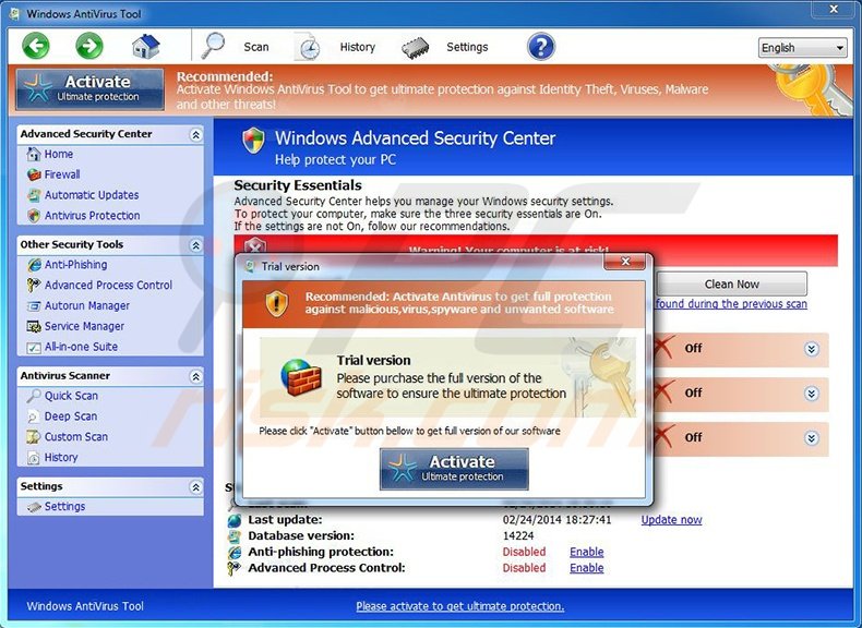 Windows Antivirus Tool