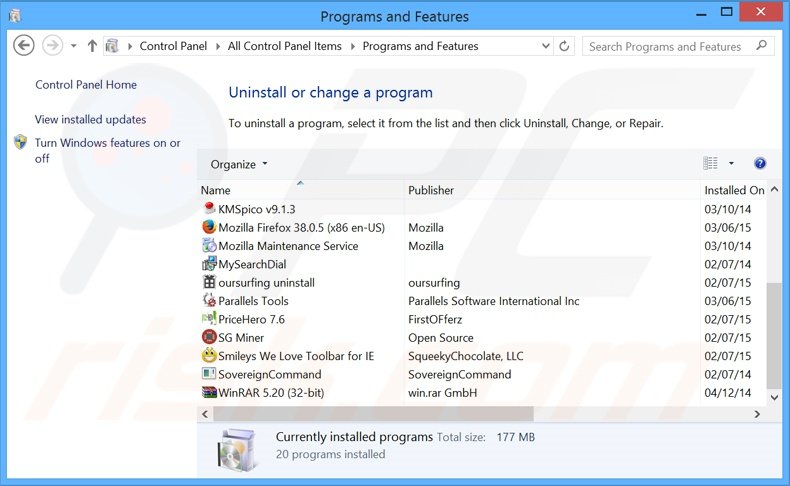 Best Price Ninja adware uninstall via Control Panel