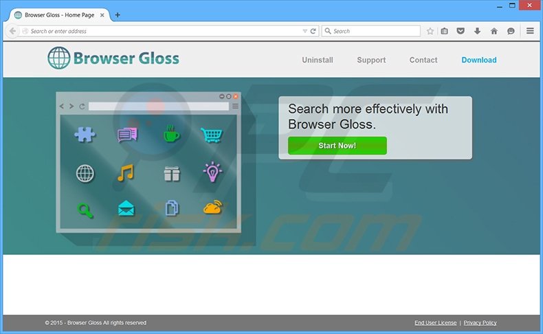 Browser Gloss Ads