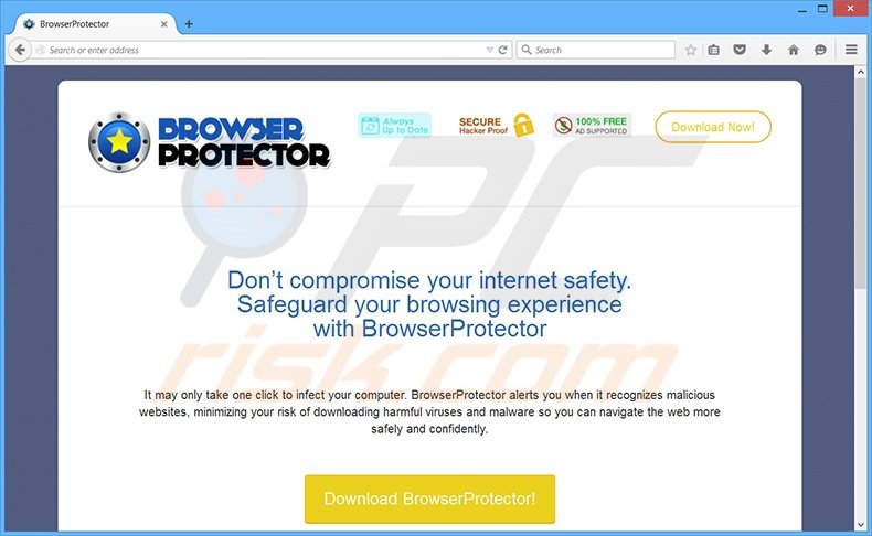 browserprotector adware main
