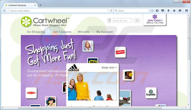 Cartwheel Shopping adware