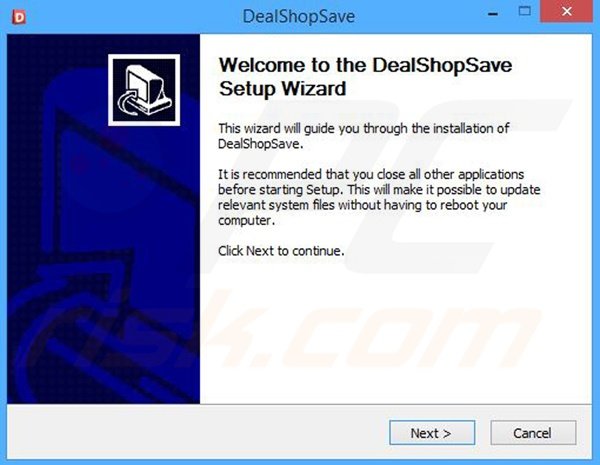 DealShopSave installation setup