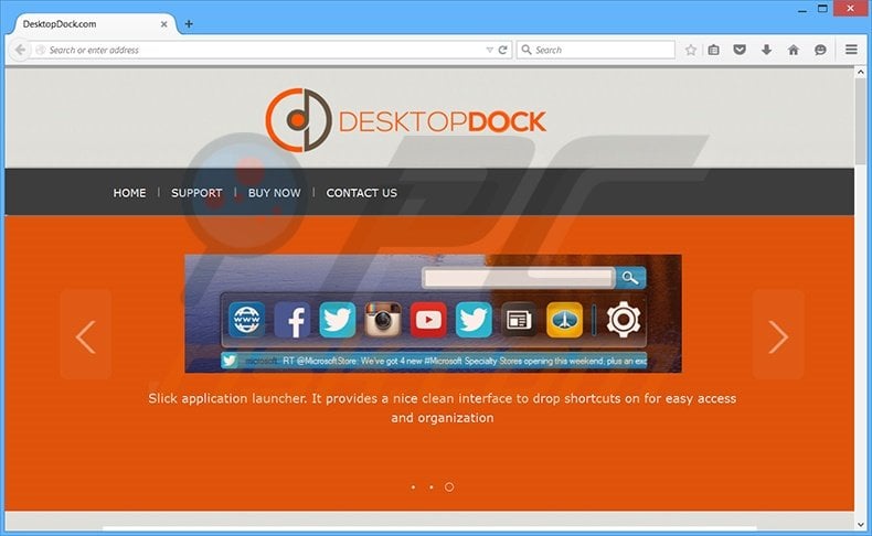 DesktopDock adware