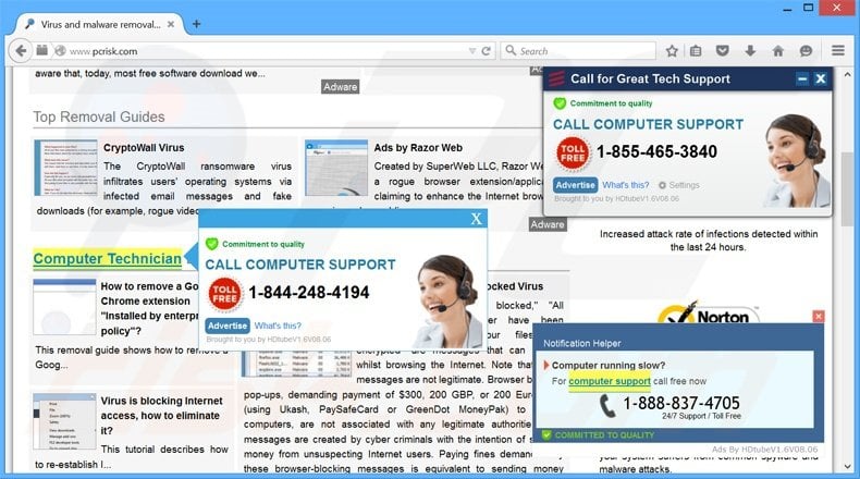 Enterprise adware