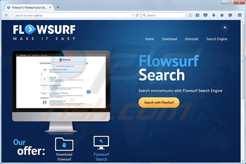 Flowsurf homepage