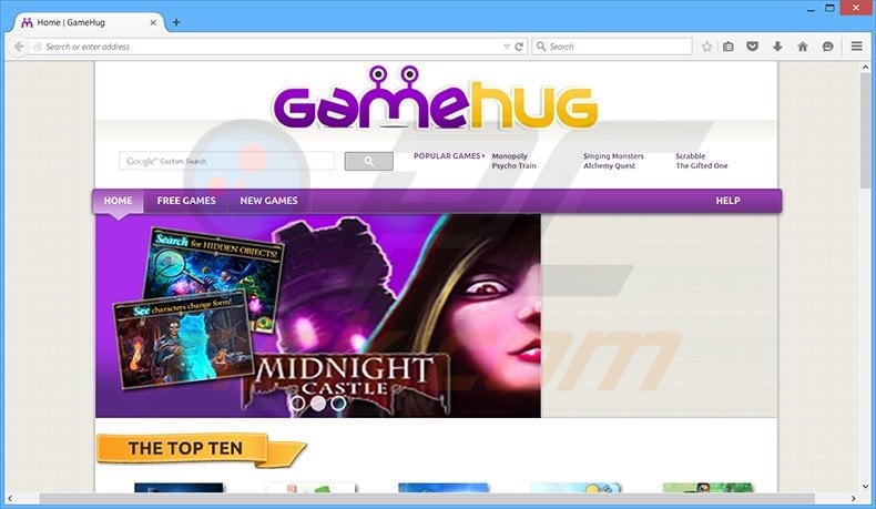 gamehug adware