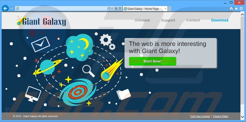 Giant Galaxy adware