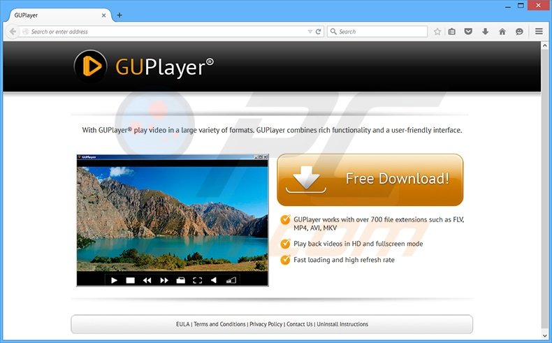 GUPlayer adware