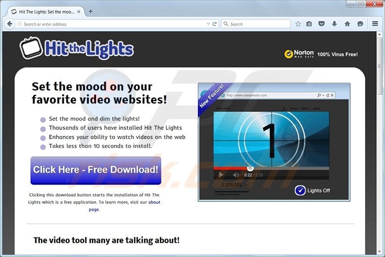 Hit The Lights adware