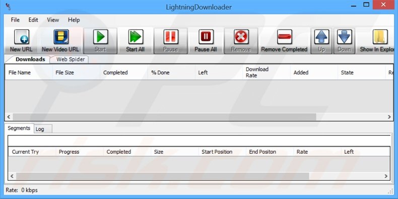 Potentially unwanted program LightningDownloader