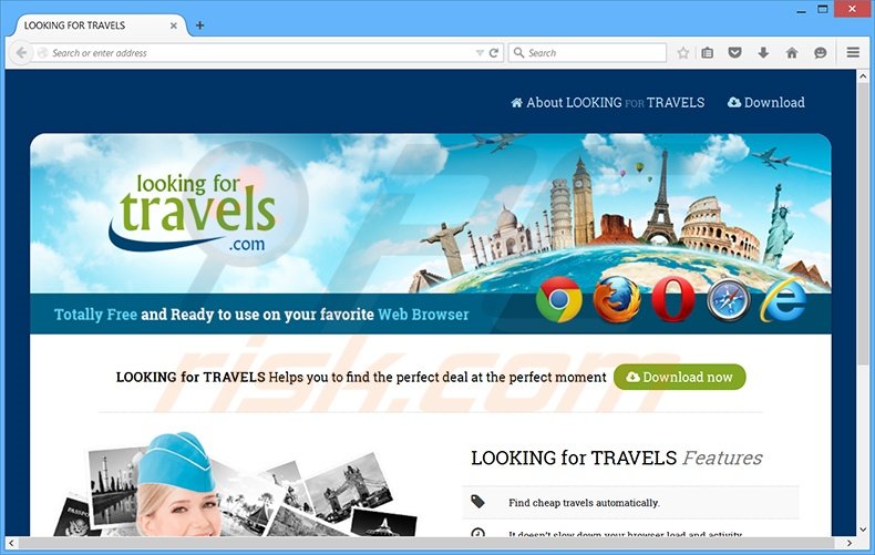 LookingForTravels adware