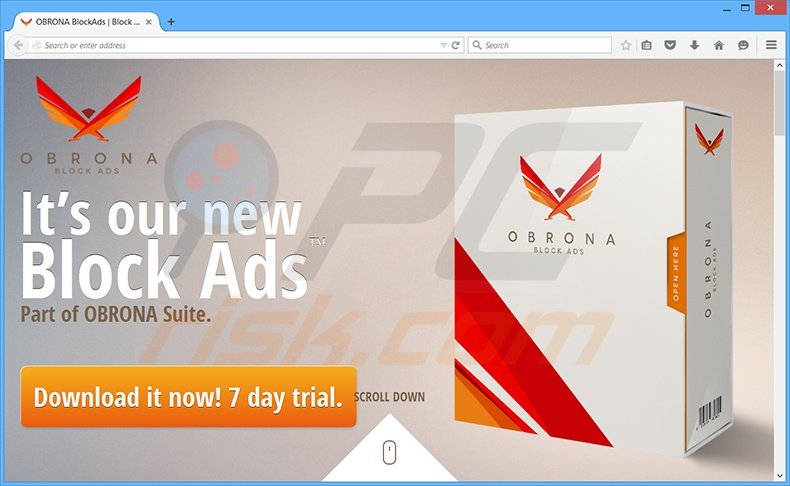 obrona blockads adware