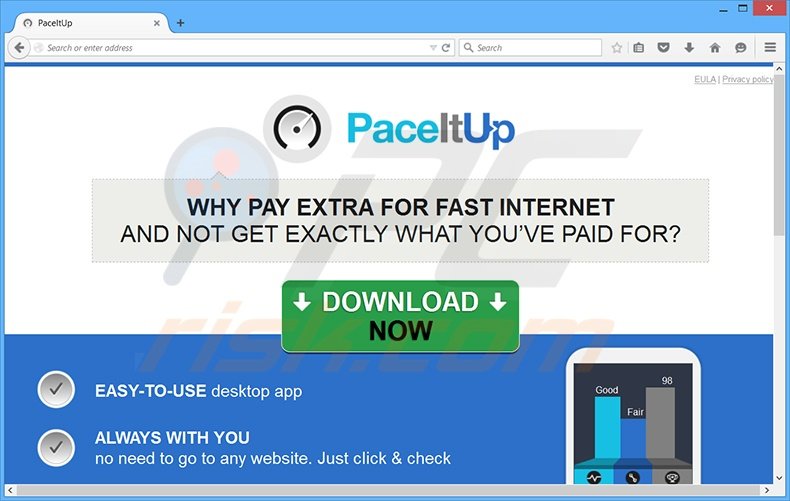 PaceItUp adware