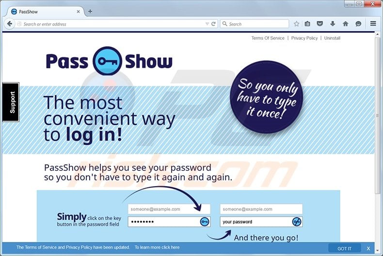 PassShow adware