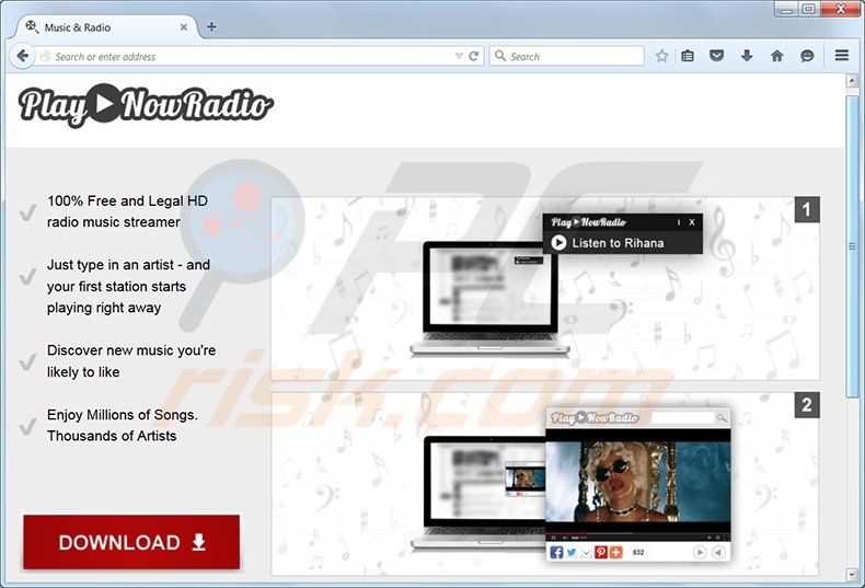 Play now Radio adware