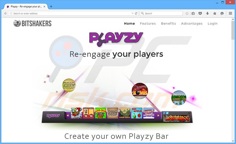 Playzy adware