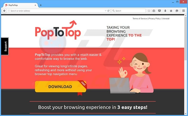 PopToTop adware