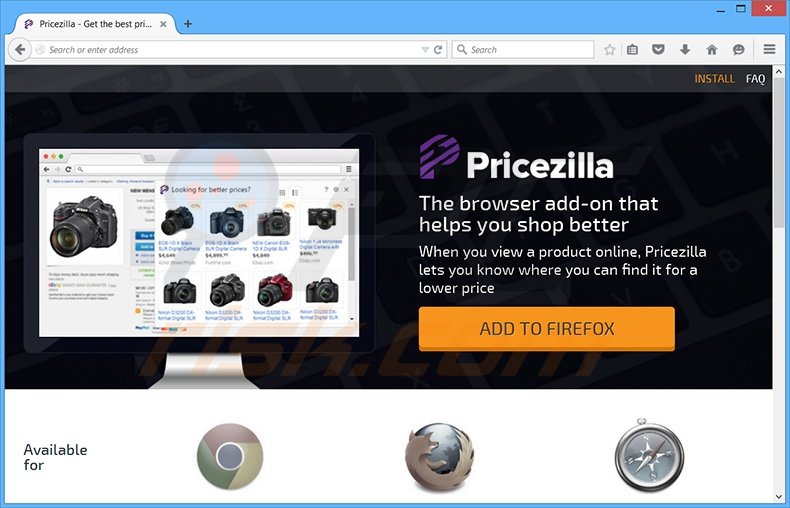 Pricezilla adware