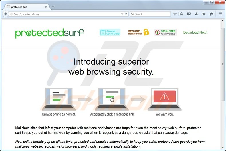 protectedsurf adware